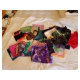 LARGE VARIETY OF WOMENS SILK & OTHER SCARVES