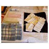VARIETY OF TABLE CLOTHS, & LINEN NAPKINS