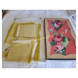 VINTAGE BATHROOM GIFT SET & PLACEMAT/NAPKIN SET