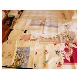 VARIETY OF VINTAGE TABLE LINENS VARIOUS SIZES