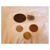 CASINO TOKEN MONEY, LARGE PENNY TOKEN