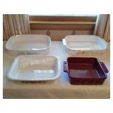 VINTAGE PYREX CASSEROLES