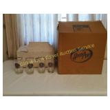 32 FARM FAN ADVERTISING 25TH YEAR GLASSES