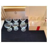 CRYSTAL COFFEE SET, WINE GLASSES