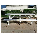 PVC PLASTIC PICNIC TABLE