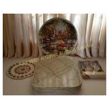 PRESIDENTIAL PLATES, VINTAGE CAM TRAYS ETC