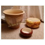 POTTERY FLOWER VASES