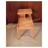 WOOD MID CENTURY MOD END TABLE 1961