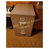 HON TWO DRAWER FILE CABINET