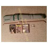 REMINGTON RIFLE CASE, 1977 DEER TAGS, BOW, TAPES