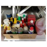 VARIETY OF AUTOMOTIVE CHEMICALS, FLARE