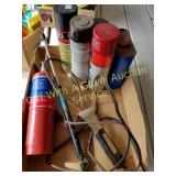 TORCH, SOLDERING IRON, CAMP DRY, LIGHTER FLUID