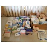 LAREGE LOT OF BAND AIDS, WRAP, ETC