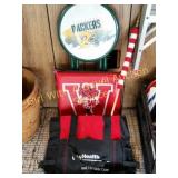 PACKER TAILGATE SEAT, BADGER CUSHION, FLAG