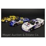 3 Action Die-cast NASCAR Race Models