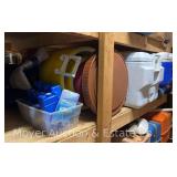 Group of Coolers, Drink Coolers and Ice Packs
