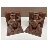 Frog Bookends, 5.5"h