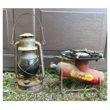 Little Wizard Barn Lantern and Bernz-O-Matic  Camp Stove