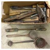 Group of Antique Soldering Irons, Ladles, Etc.