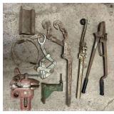 Come Along, Railroad Rail, Vise, Etc.