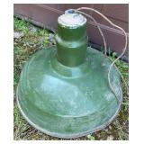 Green Enamel Shade, 16.5"w