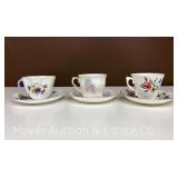 Shelley Teacup and Saucer with 2 Others