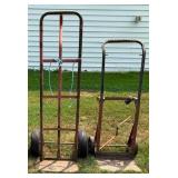 (2) Moving Dollies, Metal, See Pictures for Condition