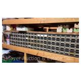 Group of Asst. Hardware, Screws, Bolts, Nuts, Nails, Etc., Includes Drawer Units