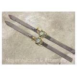 Pair of Vintage Wood Skis, 60"h