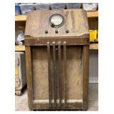 Large Philco Upright Radio, 26"x16"x42"h