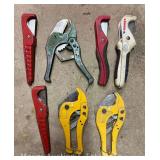 Group of Ratcheting Pipe Cutters