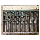 (8) Piece High Speed Silver and Deming Large Drill Set
