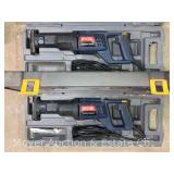 (2) Ryobi Reciprocating Saws with Plastic Cases, Corded