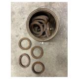 Group of 4.5" Metal Rings