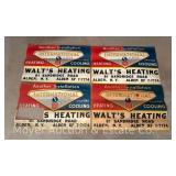 (4) Vintage International Heating and Cooling "Walt