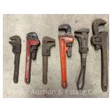 (6) Pipe Wrenches