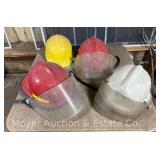 (3) Fire Helmets