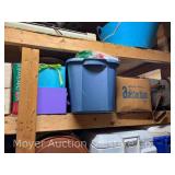Group of Decorative, Household, Baby Scale, Bags, Etc.