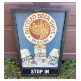 Keystone Beer Advertising Sign, Plastic, 26"h