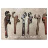(6) Pipe Wrenches