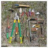 Group of Gardening Hand Tools