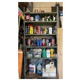 Group of Asst. Oils, Chemicals, Brake Clean, Injector Cleaner, Etc.