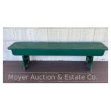 Wood Bucket Bench, 48"w
