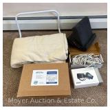 Blood Pressure Cuff, Cordless Motion Monitor, iPad Pillow Rest, Etc.