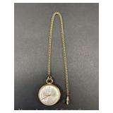 Caravelle Pocket Watch, See Photos for Inscription on Back