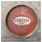 (2) Vintage Genesee Beer Trays, Stuck Together, 12" Round