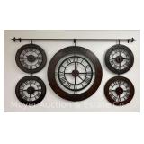Unique Wall Clock, 60"w x 34"h