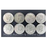 (8) 1969 Kennedy Half Dollars