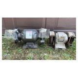 (2) Bench Gtinders, Buffalo and Black & Decker
