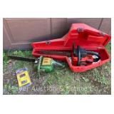 Homelite 240 Chainsaw with Case and John Deere 81 Chainsaw